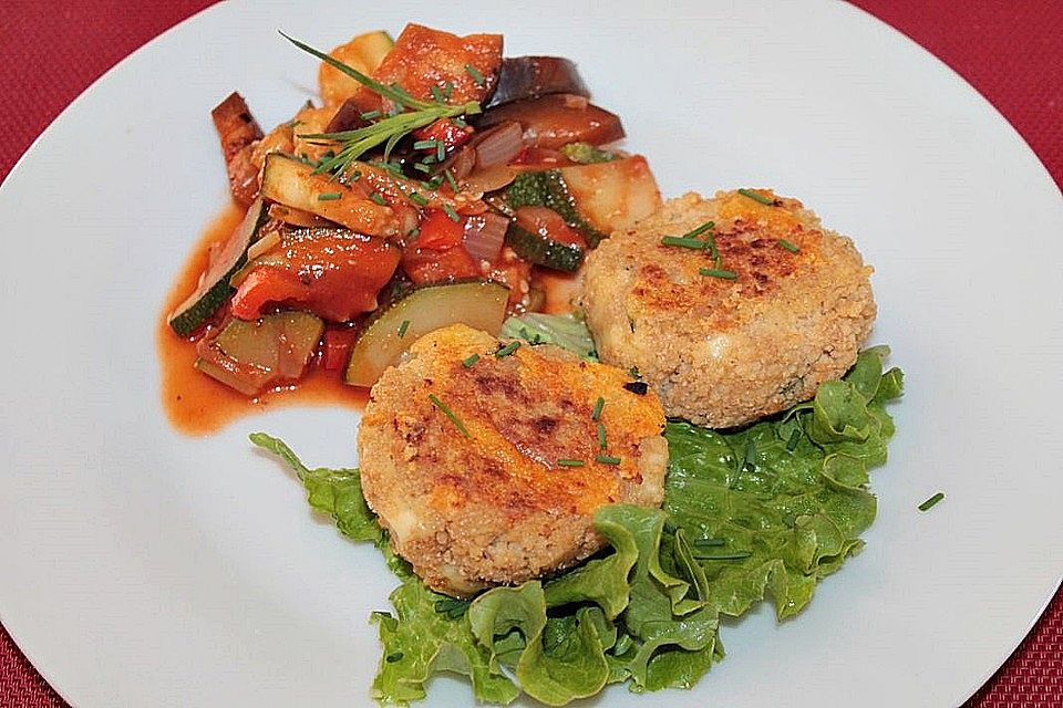 Couscous-Bratlinge mit Käse Couscous-Bratlinge mit Käse