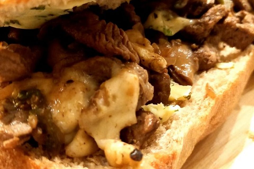 Philly Cheese Steak Sandwich