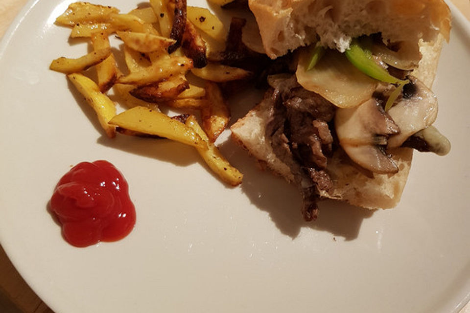 Philly Cheese Steak Sandwich