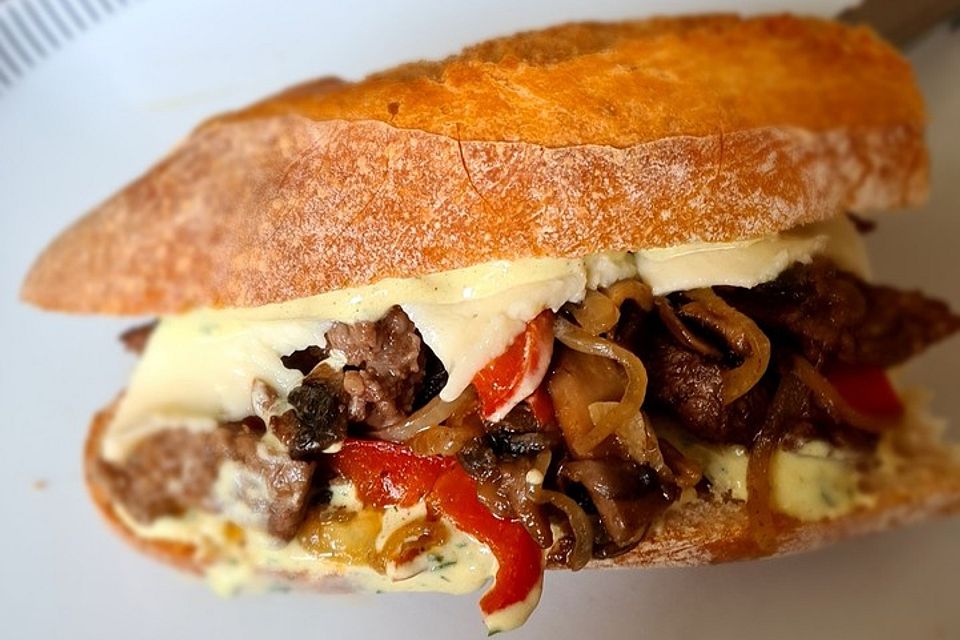 Philly Cheese Steak Sandwich