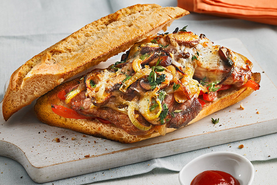 Philly Cheese Steak Sandwich