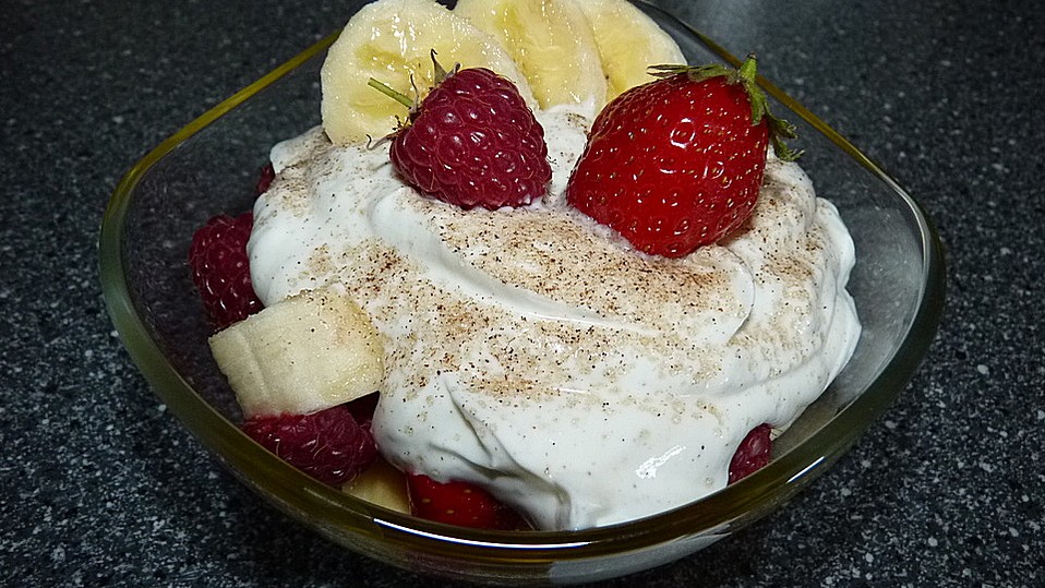 Erdbeer-Bananen-Himbeerquark von Akino-chan