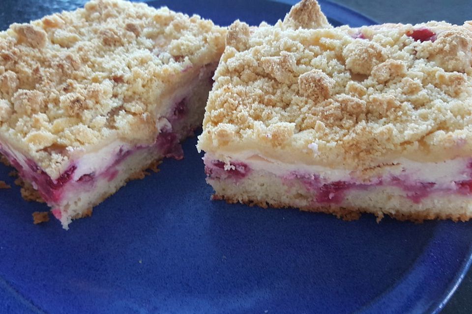 Streusel-Himbeerkuchen