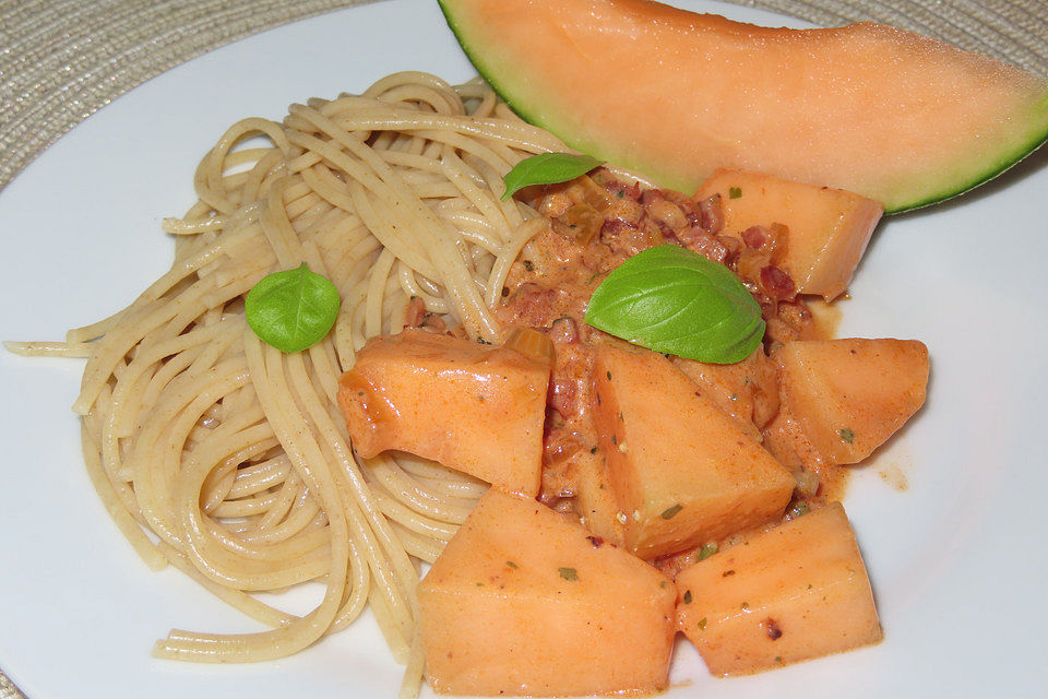 Spaghetti mit Galiamelone