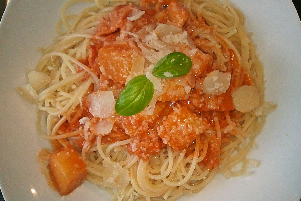 Spaghetti mit Galiamelone