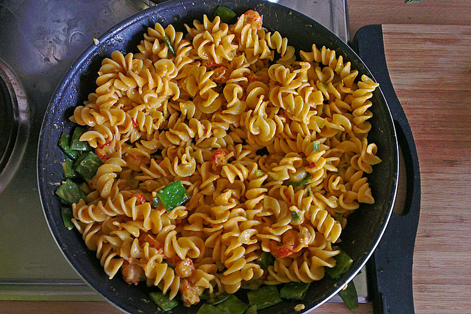 Fusilli mit Hummersauce und Flusskrebsen à la Vapiano