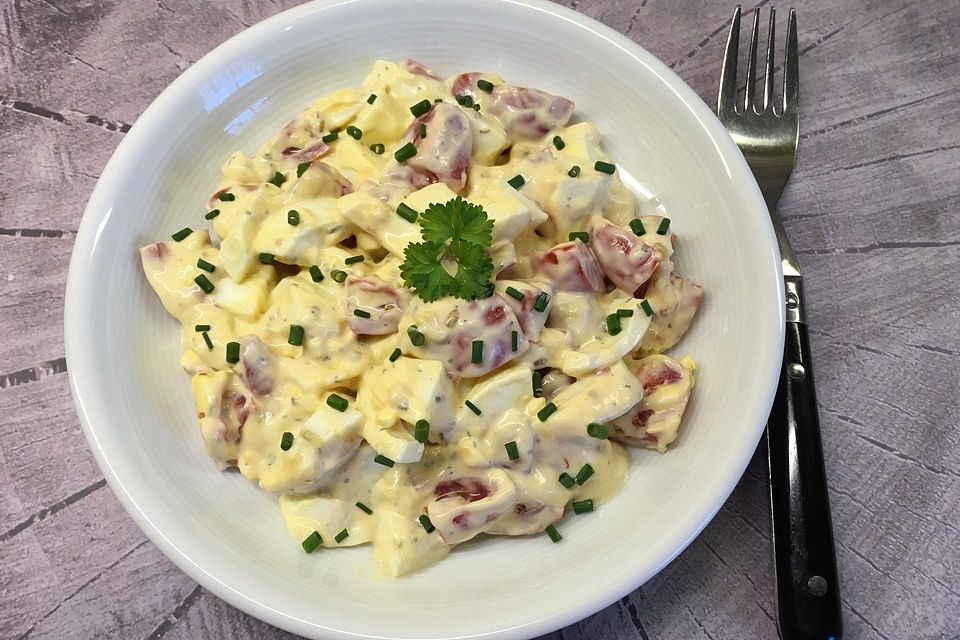 Tomaten-Eier-Salat