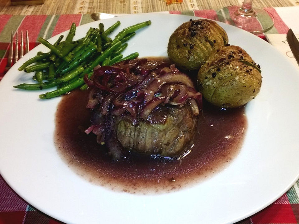 Entrecôte mit Sauce Bordelaise von MoniRigatoni Chefkoch