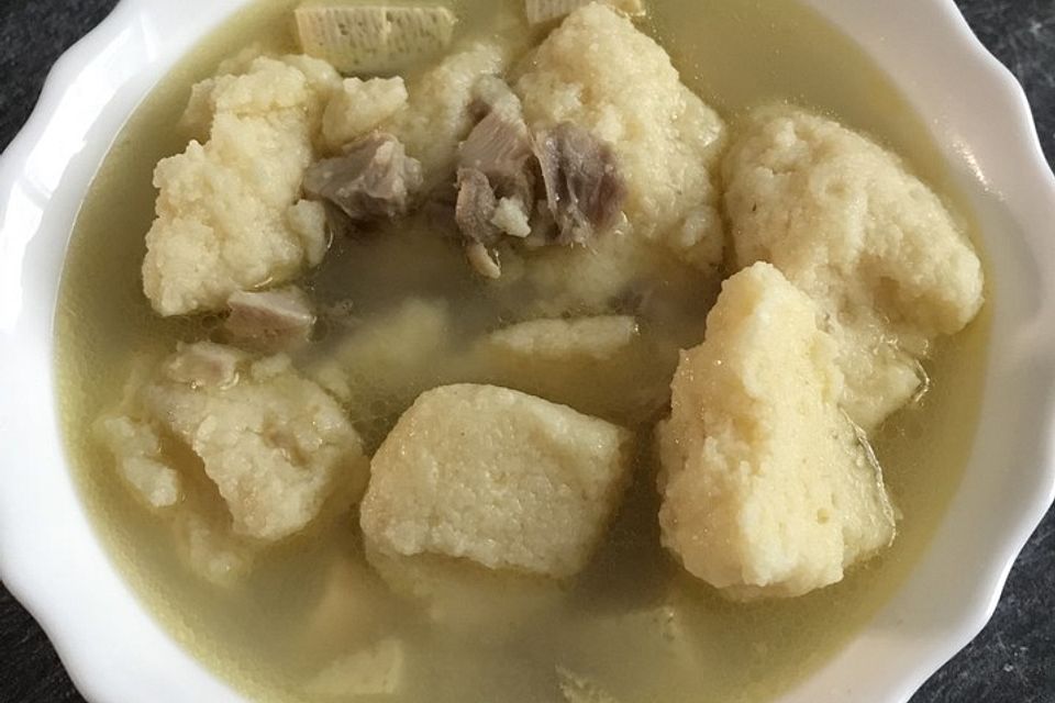 Grießnockerlsuppe