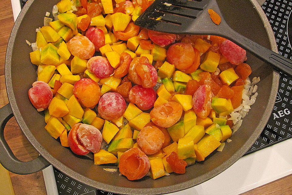 Kürbis-Aprikosen-Chutney