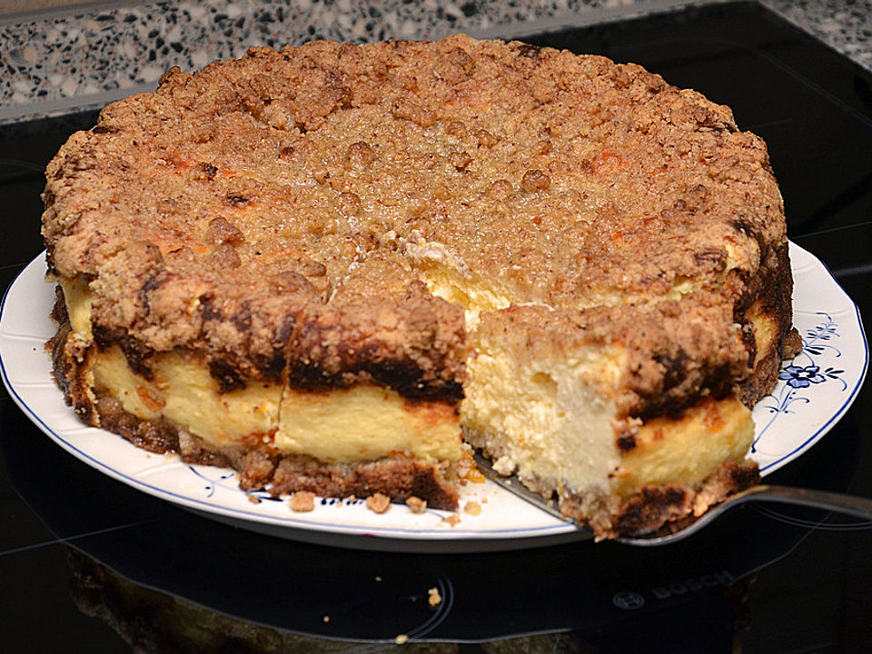 Käsekuchen mit Streuseln von allinge| Chefkoch