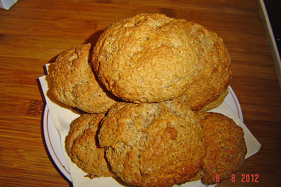 Mehrkornbrötchen ganz fix am Morgen