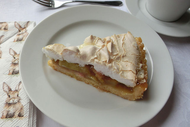 Rhabarberkuchen mit Eischneehaube| Chefkoch