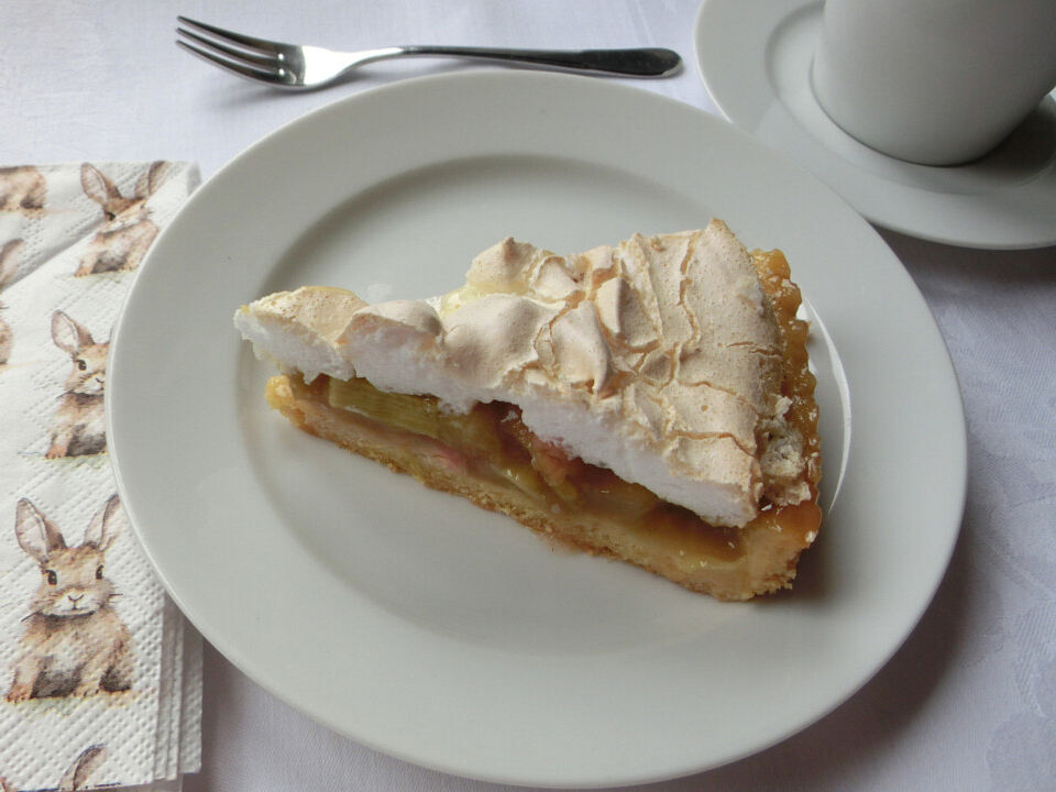 Rhabarberkuchen mit Eischneehaube| Chefkoch Rhabarberkuchen mit Eischneehaube| Chefkoch