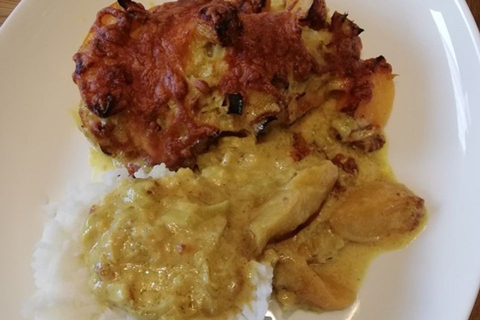 Aprikosen-Curry-Schnitzel