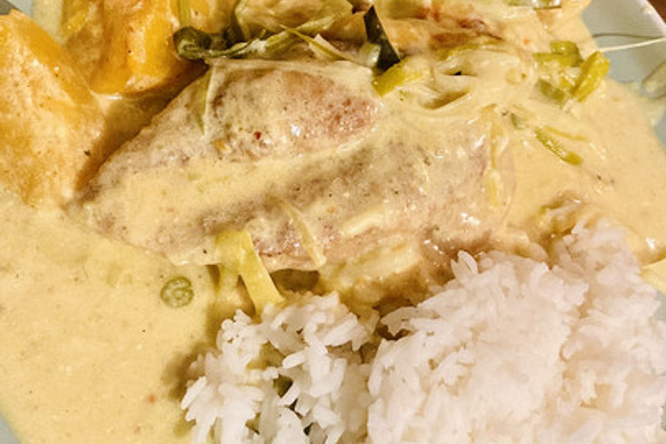 Aprikosen-Curry-Schnitzel