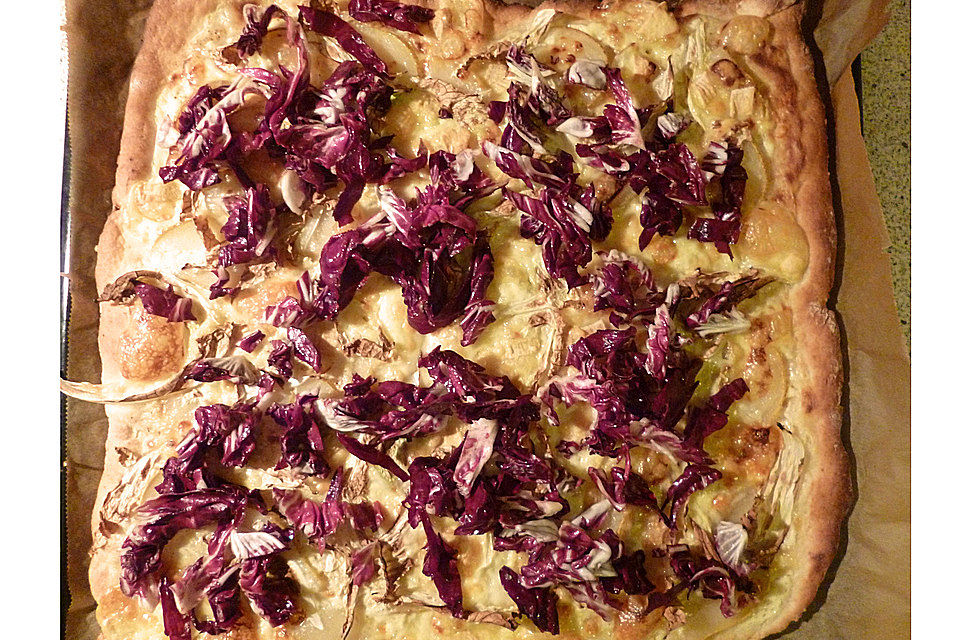 Winterlicher Flammkuchen