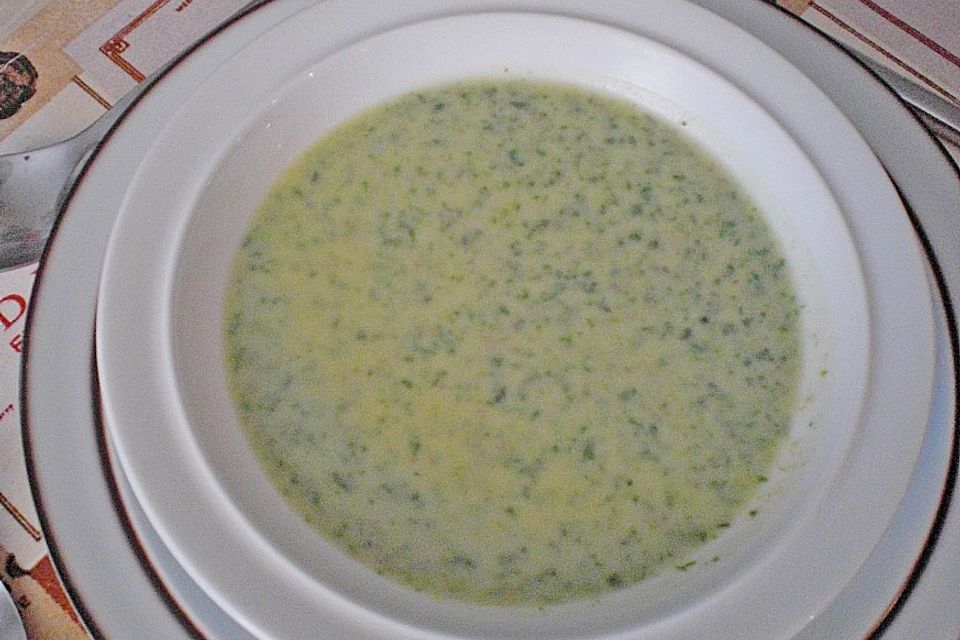 Rucola - Kartoffelcremesuppe