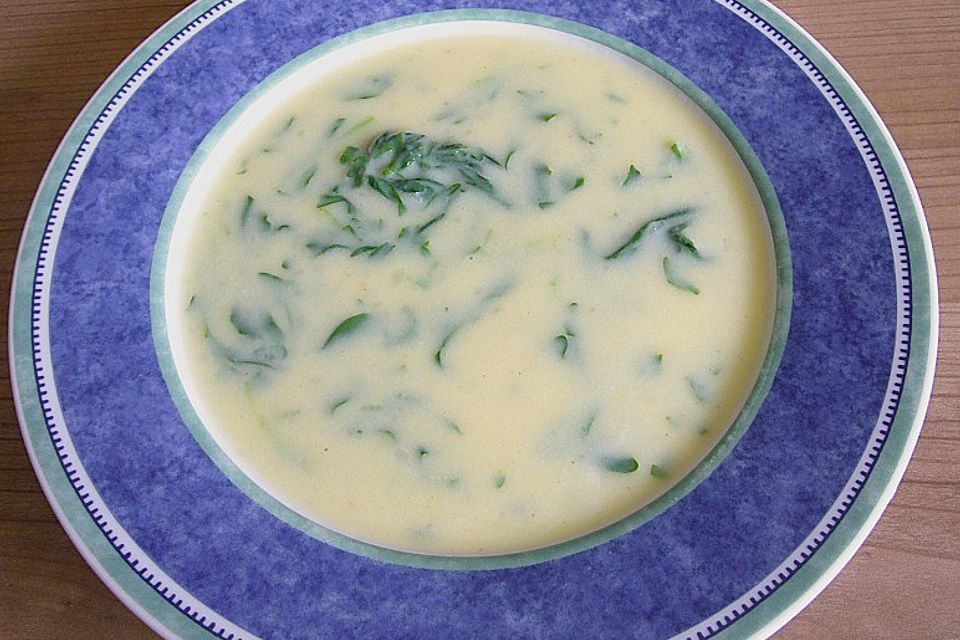 Rucola - Kartoffelcremesuppe