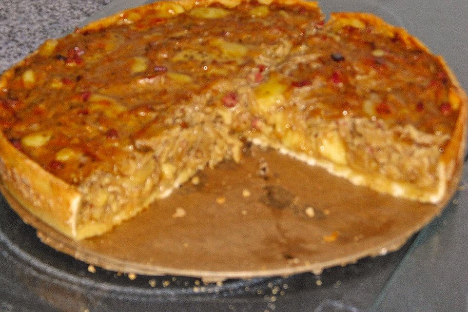 Zwiebelkuchen nach mittelfränkischer Art
