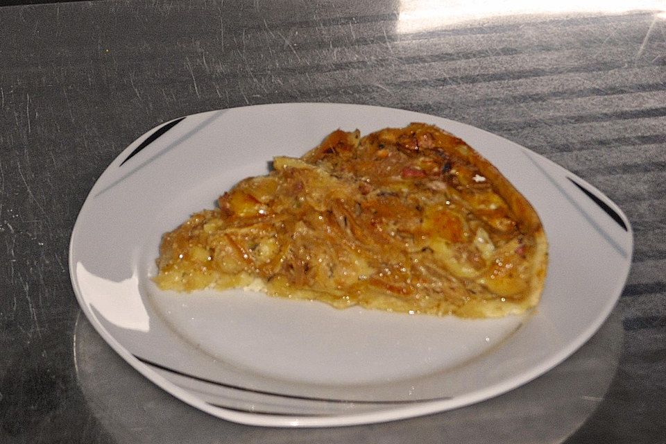 Zwiebelkuchen nach mittelfränkischer Art