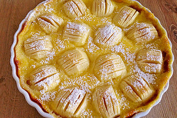 Pudding-Apfelkuchen