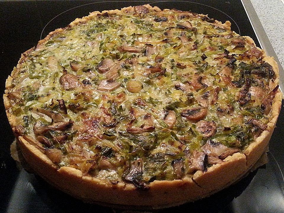 Lauch-Champignon-Quiche von Jennifer_Melanie | Chefkoch