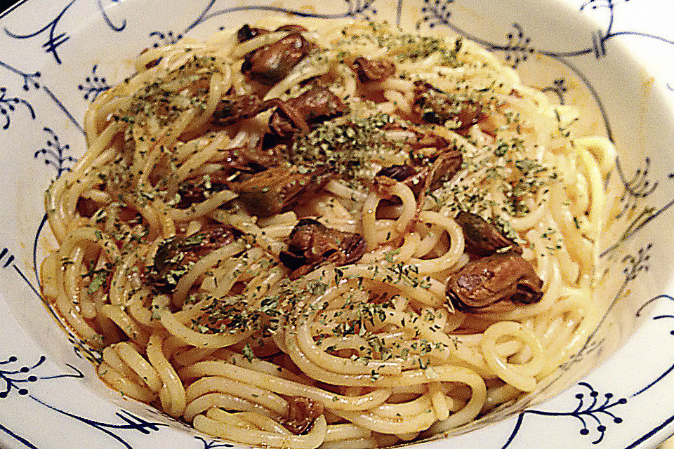 Spaghetti mit Miesmuscheln