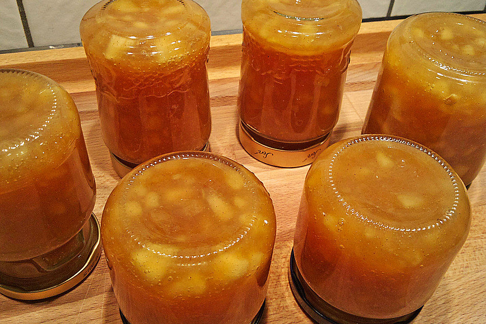 Winterliche Apfel-Ingwer Marmelade