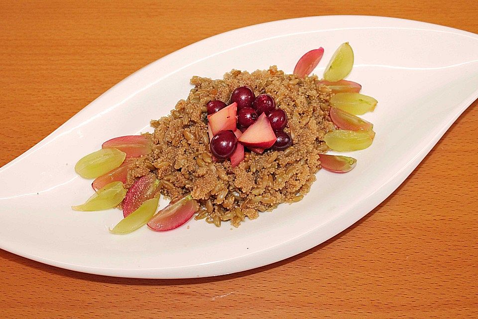 Quinoa-Grünkern-Frühstück Quinoa-Grünkern-Frühstück