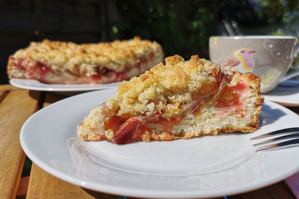 Zwetschgenkuchen mit Streuseln