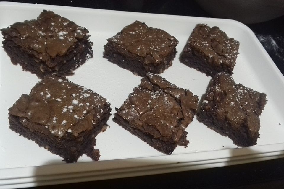 Spritzige Schokobrownies