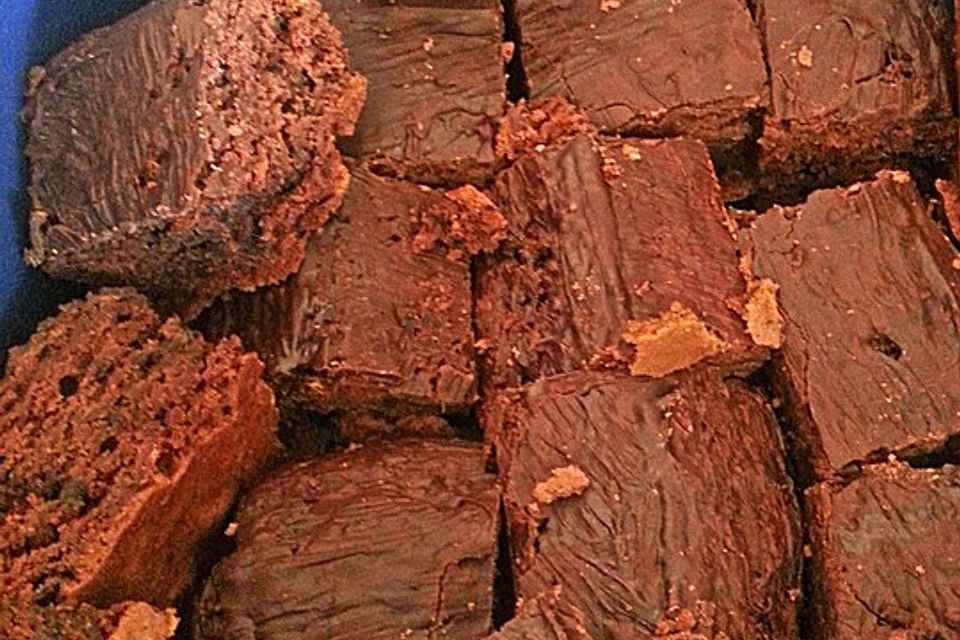 Spritzige Schokobrownies