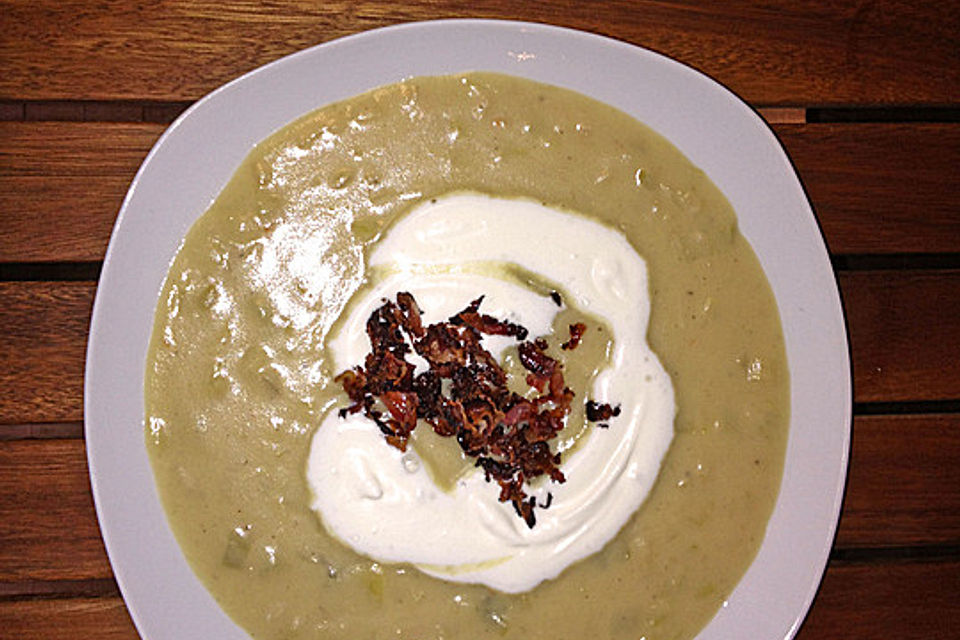 Lauchcremesuppe