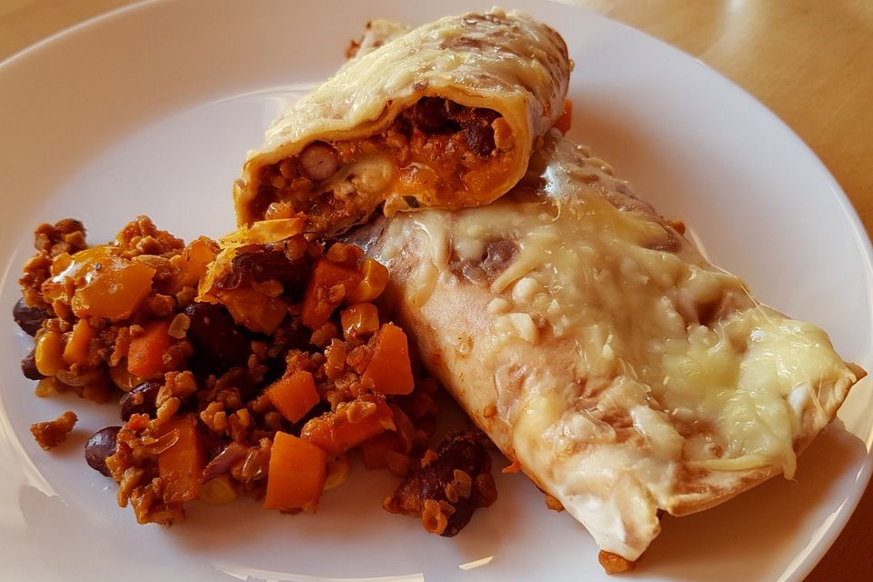 Vegetarische Chili-Burritos