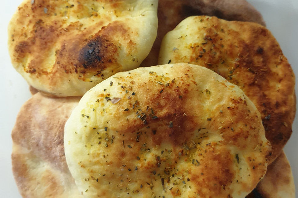Indisches Naanbrot Indisches Naanbrot
