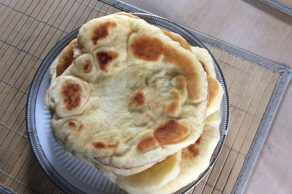Indisches Naanbrot Indisches Naanbrot