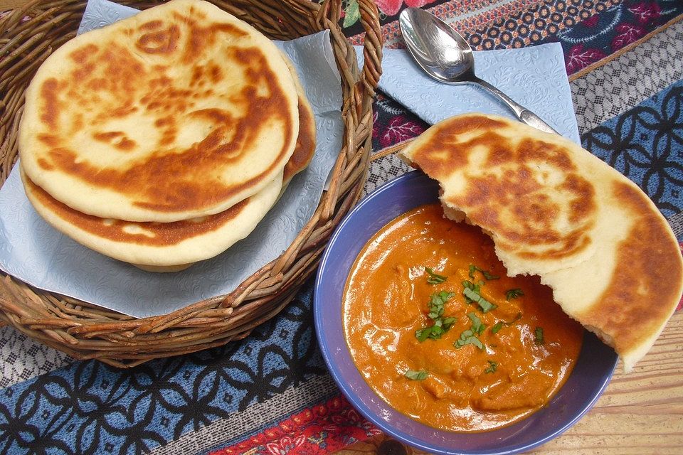 Indisches Naanbrot Indisches Naanbrot