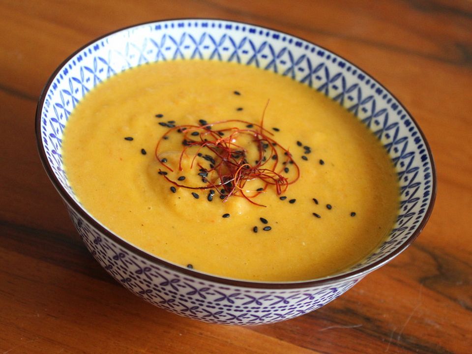 Kürbis-Karotten-Kokos-Ingwer Suppe von lala007lila| Chefkoch