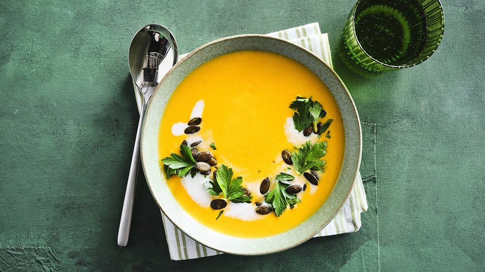 K-rbis-Karotten-Kokos-Ingwer-Suppe