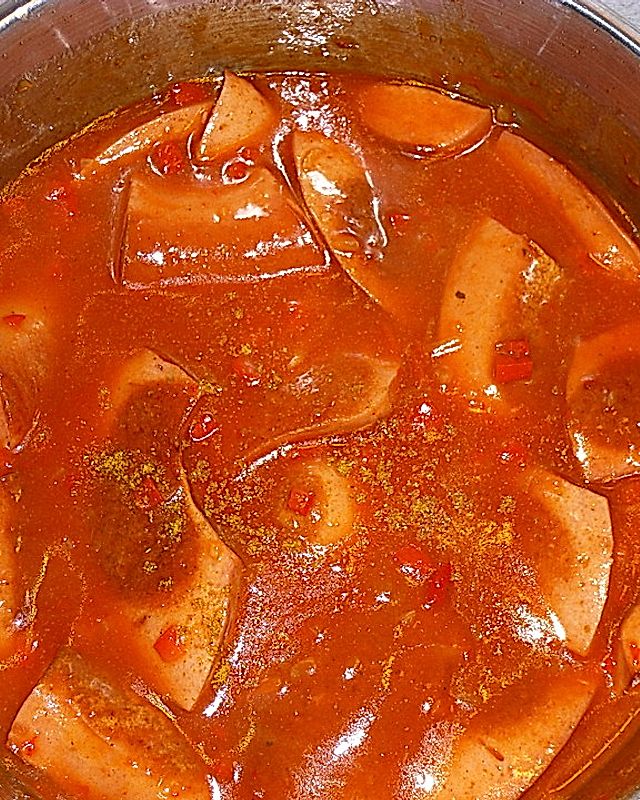 Currywurst mit Soße