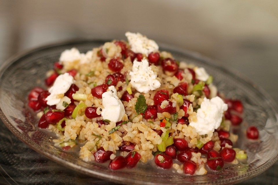 Bulgur-Granatapfel-Salat