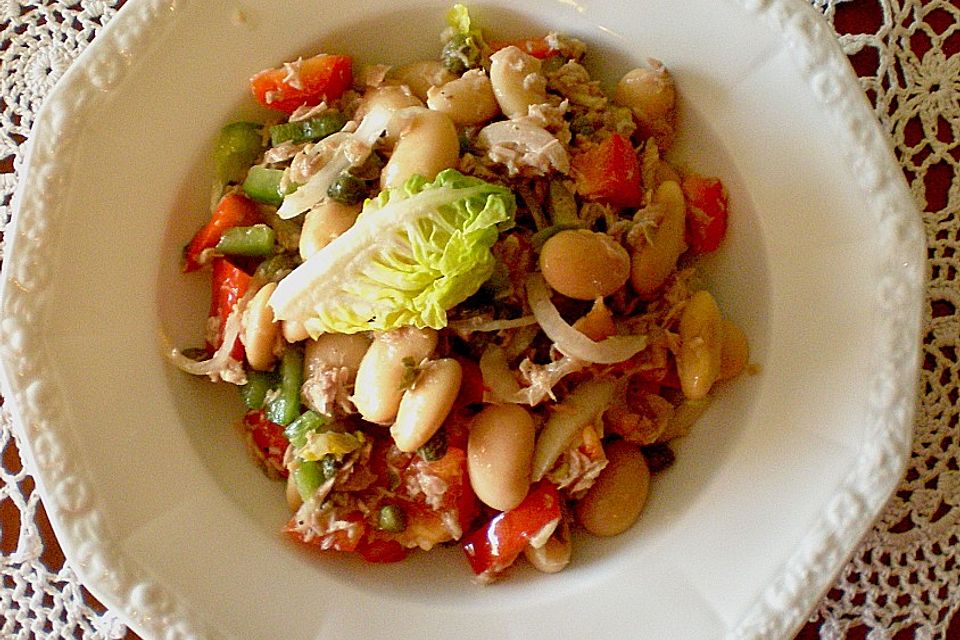 Bohnensalat mit Thunfisch