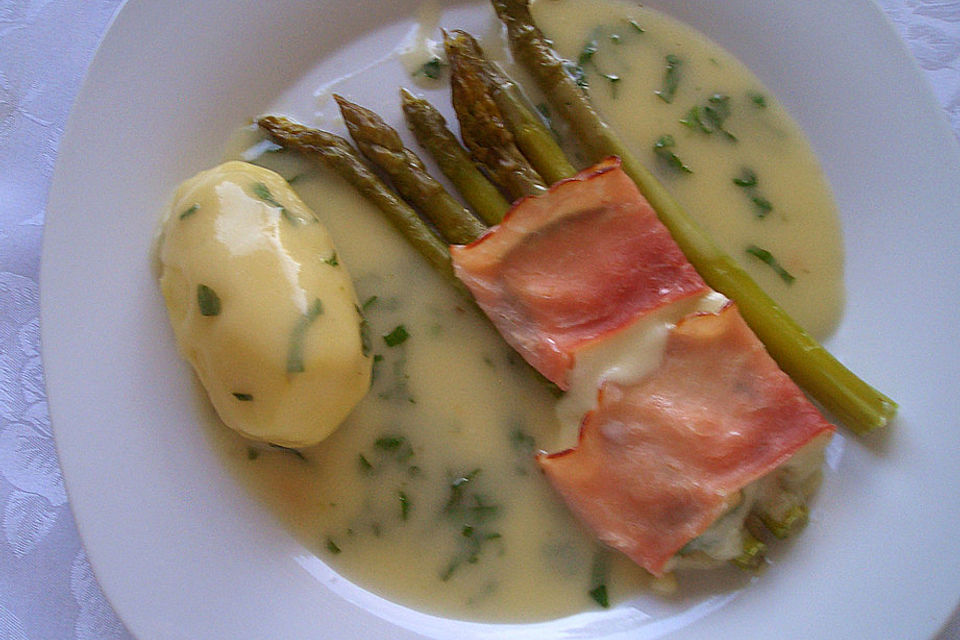 Spargel-Mozzarella Auflauf