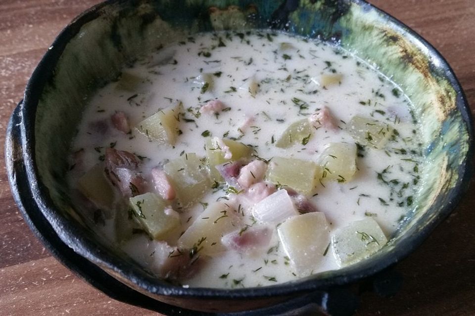 Helgoländer Kartoffelgulasch mit Fisch