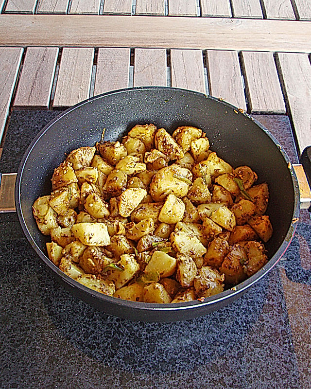 Bratkartoffeln indisch