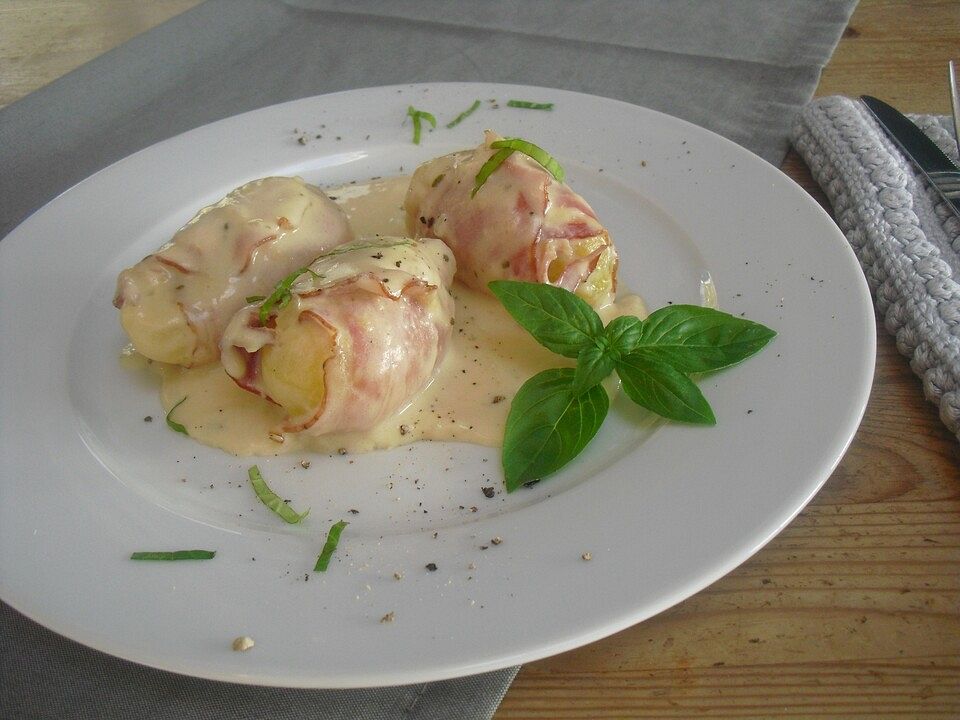 Kartoffeln im Schinkenmantel in Sahnesauce von Eifelkoch91| Chefkoch