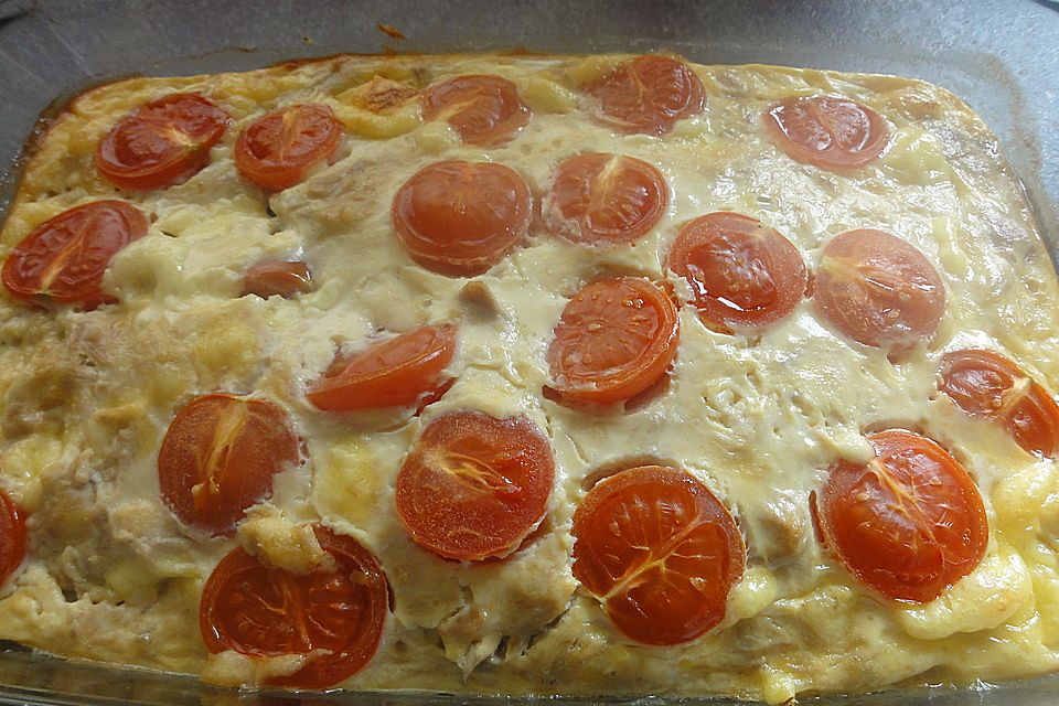 Thunfisch-Auflauf mit Tomaten