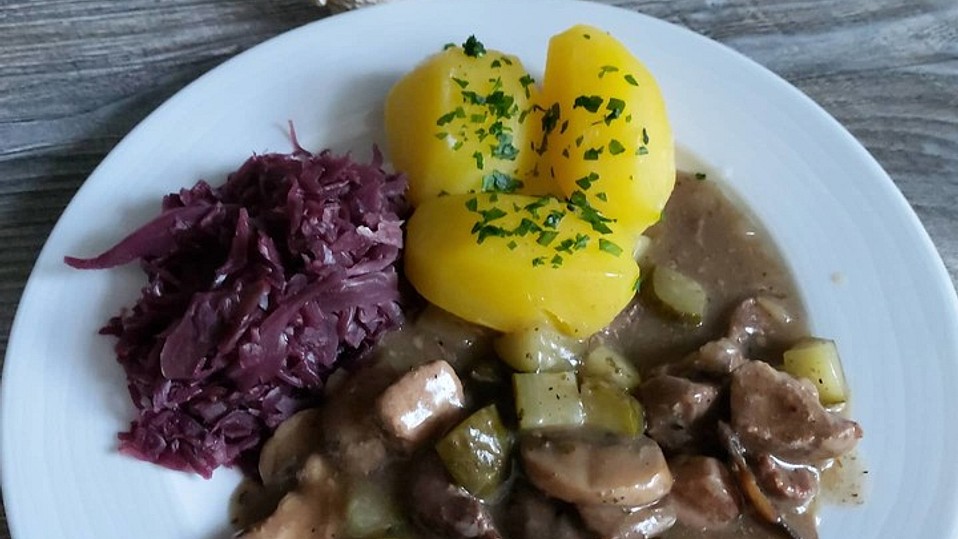 Filetgulasch Stroganoff à la Gabi von gabriele9272 Filetgulasch Stroganoff à la Gabi von gabriele9272