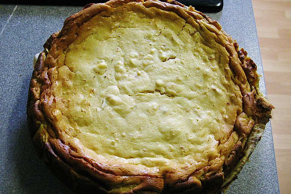 Käsekuchen mit Äpfeln, ohne Boden à la Städtke